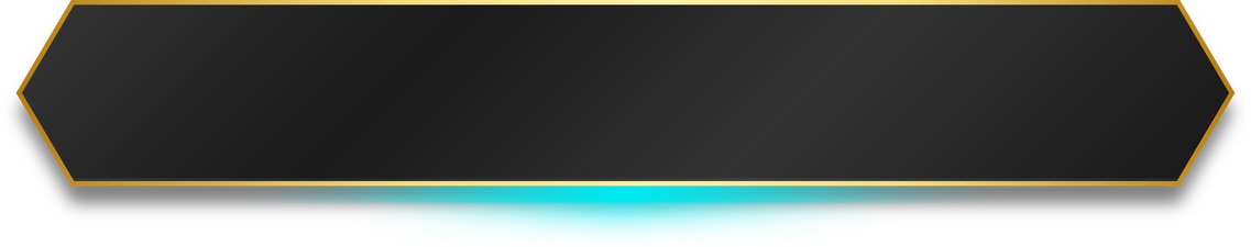 neon gold dark rectangle banner